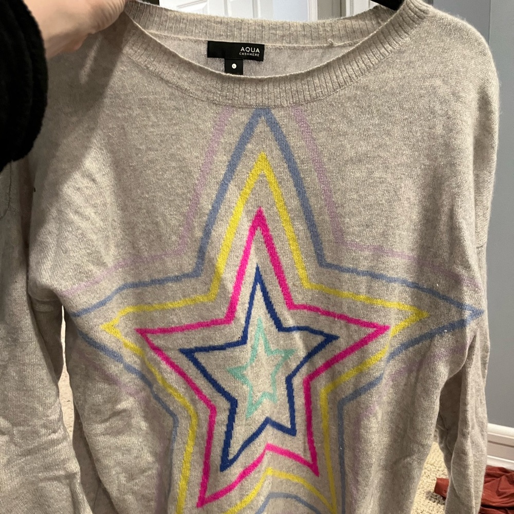 Aqua Cashmere size Large sweater